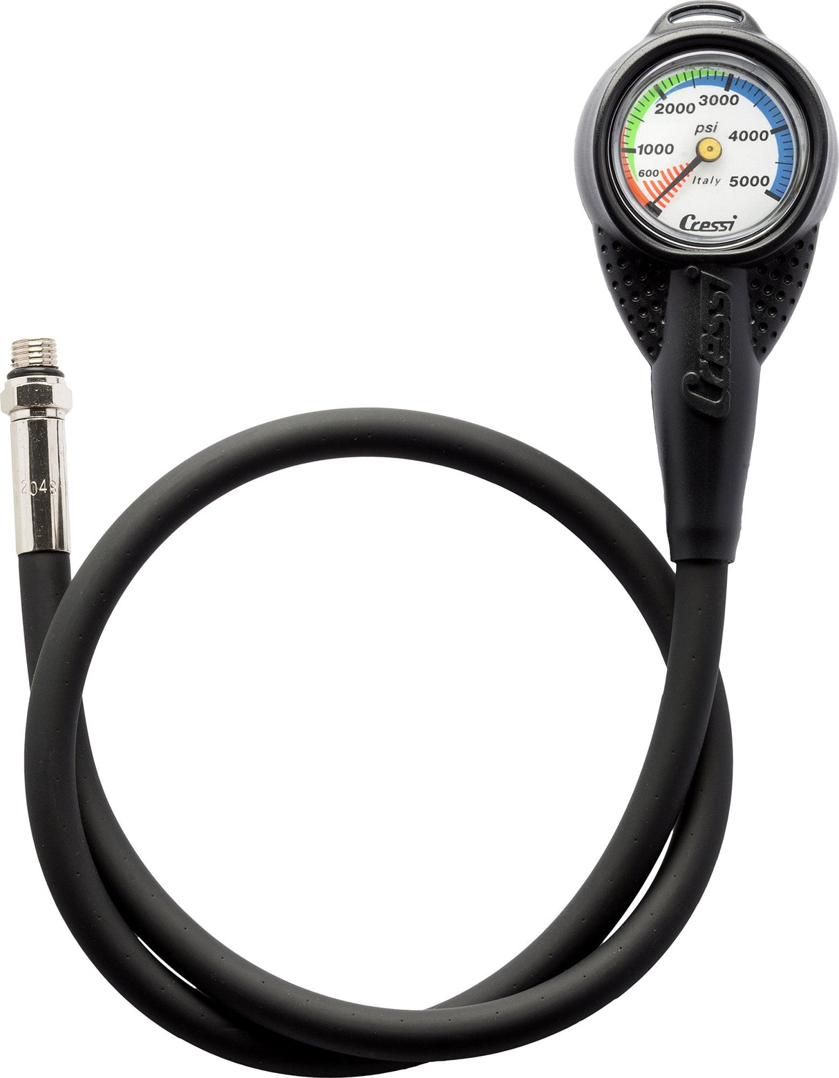 Mini pressure gauge for backup console
