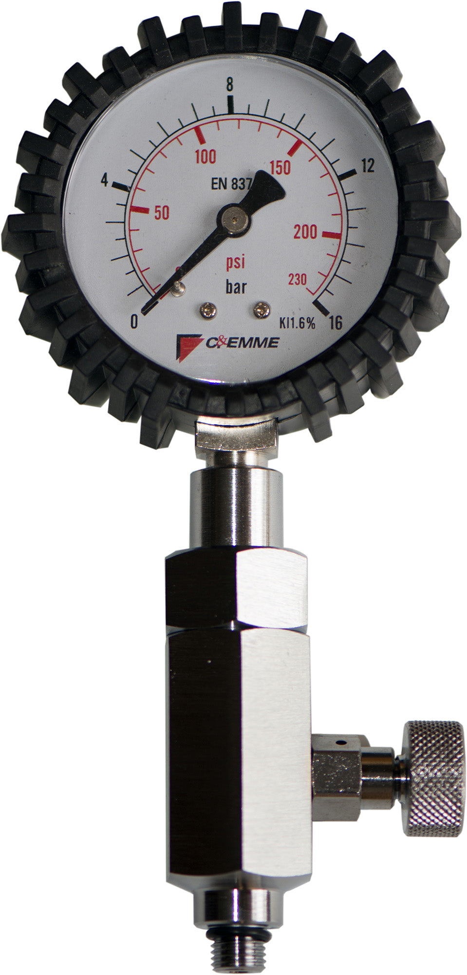 Gauge for Regulator 1st stage Setting Pressure