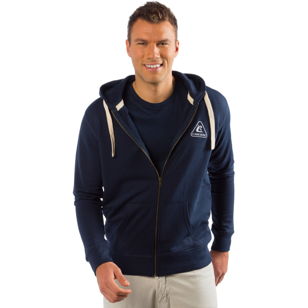 Cressi hoodie with zip jacket scuba