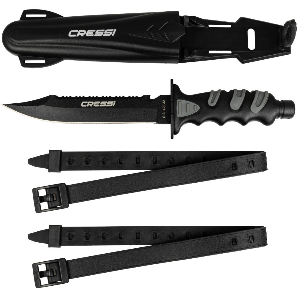 Cressi Giant knife with leg and arm straps