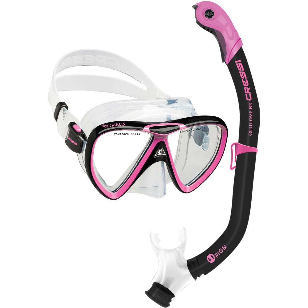 Cressi mask snorkel set for adults