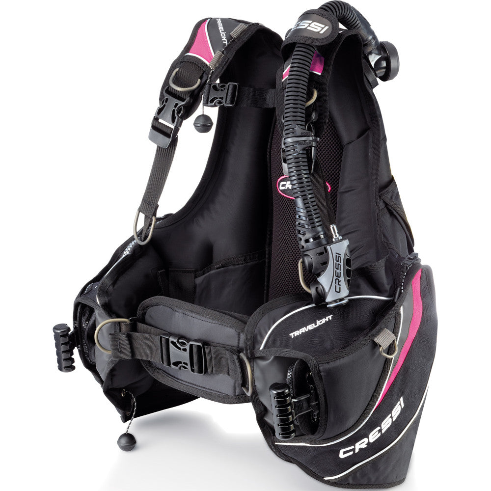 Foldable Cressi Travel Light BCD for traveling divers