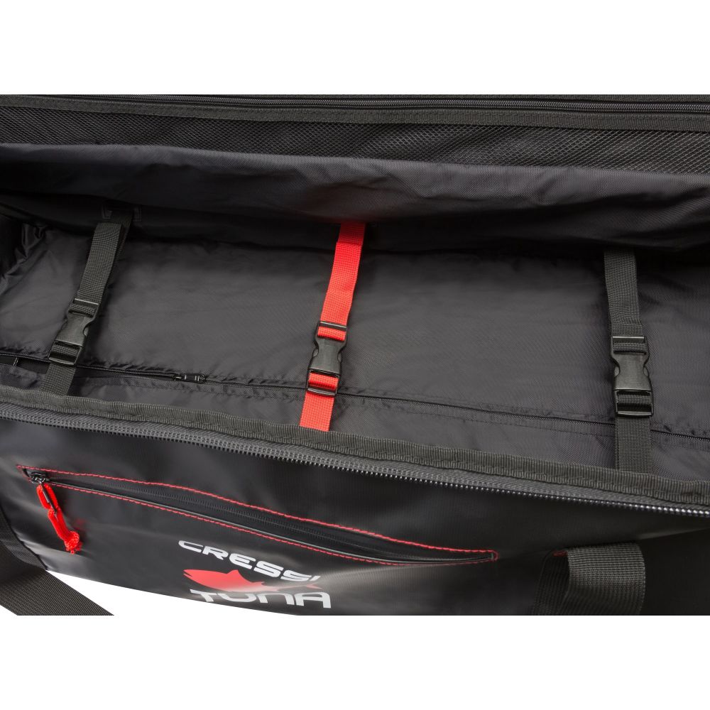 Water-resistant 120L dive gear bag