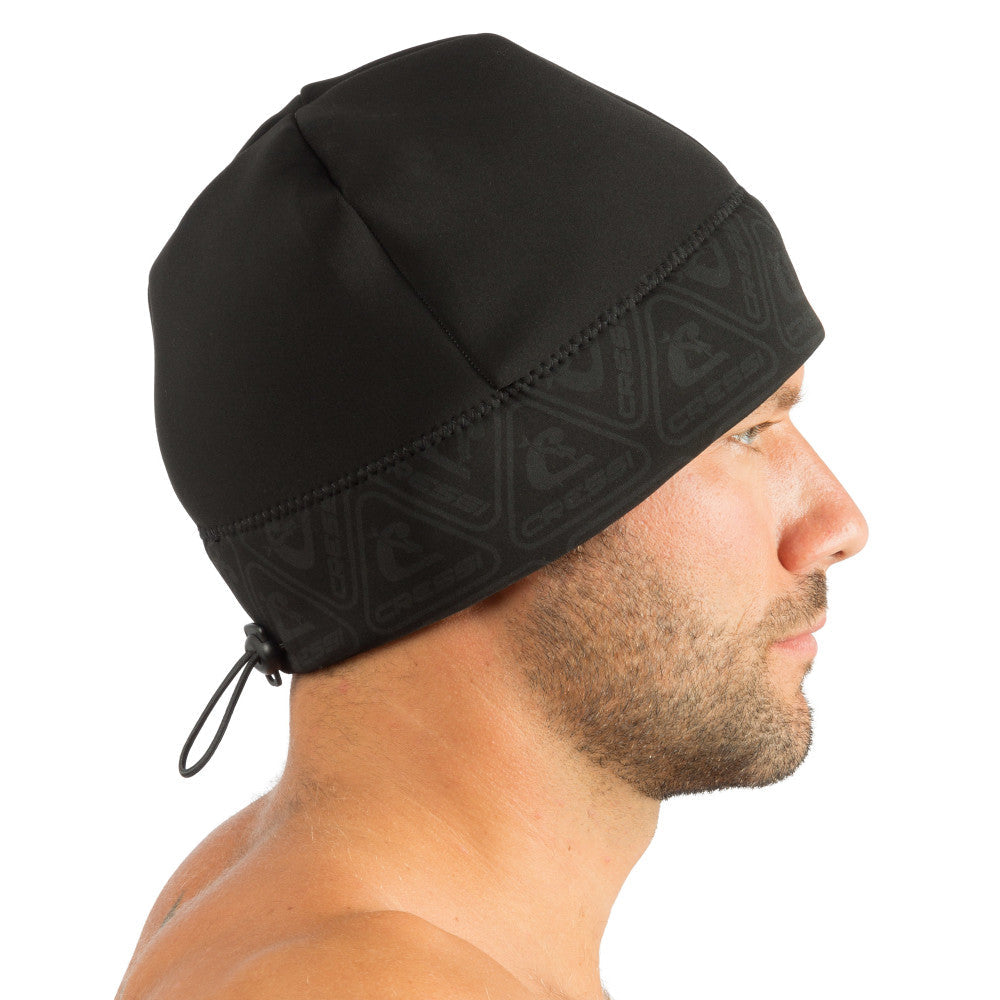 Cressi beanie for snorkeling surface wear