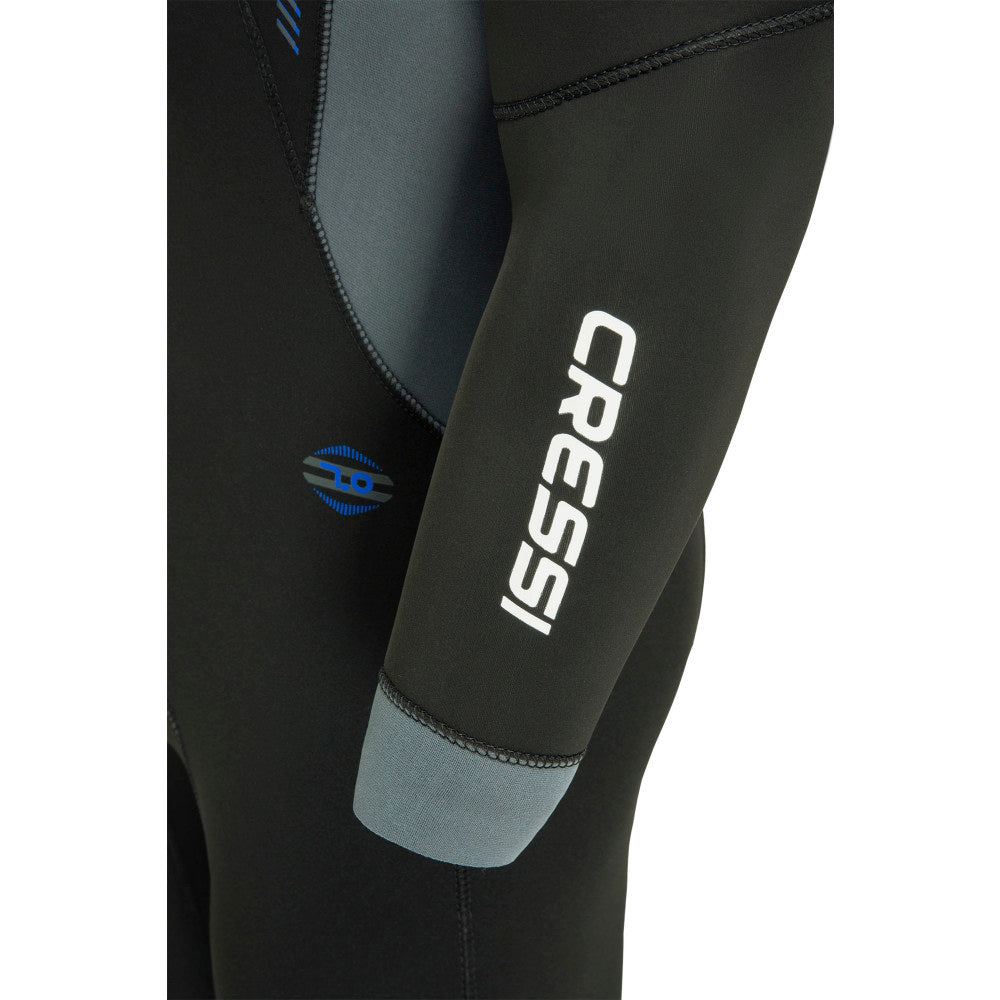 Cressi Fast 7mm wetsuit for men full length neoprene
