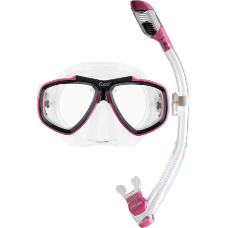 Cressi Focus Supernova Dry snorkel set