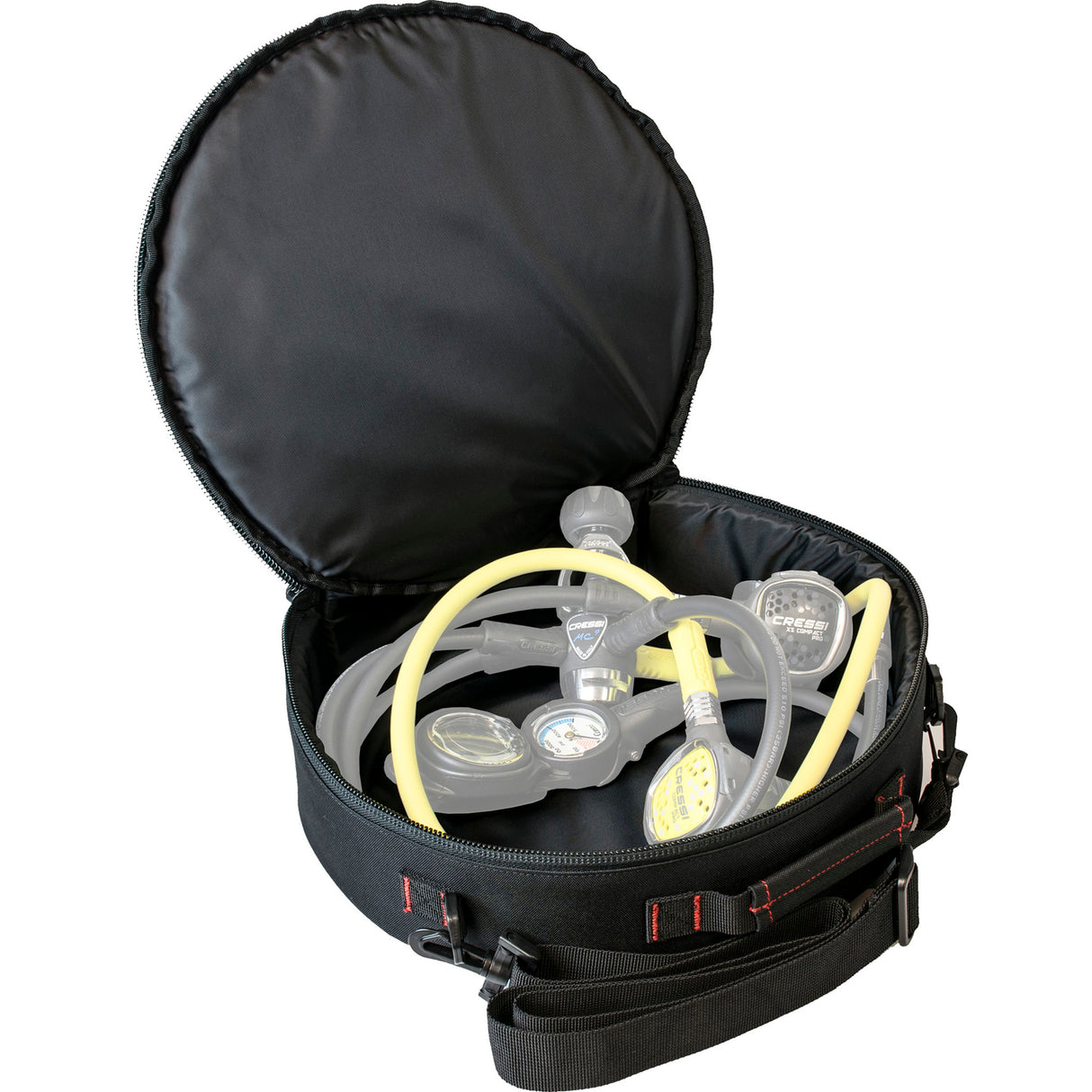 Compact scuba regulator bag