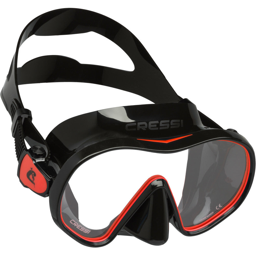 Cressi F1 frameless mask wide view