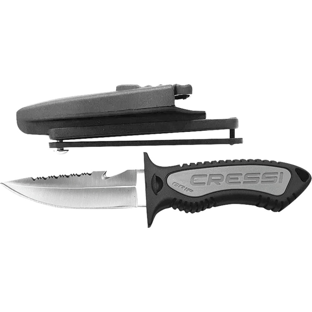 Cressi scuba knife with sheath