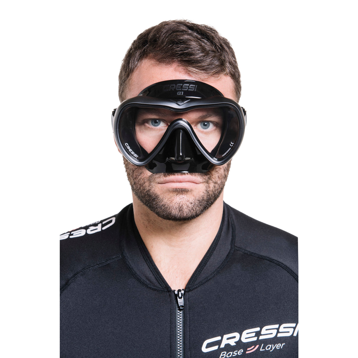 Durable Cressi A1 mask for clear underwater vision