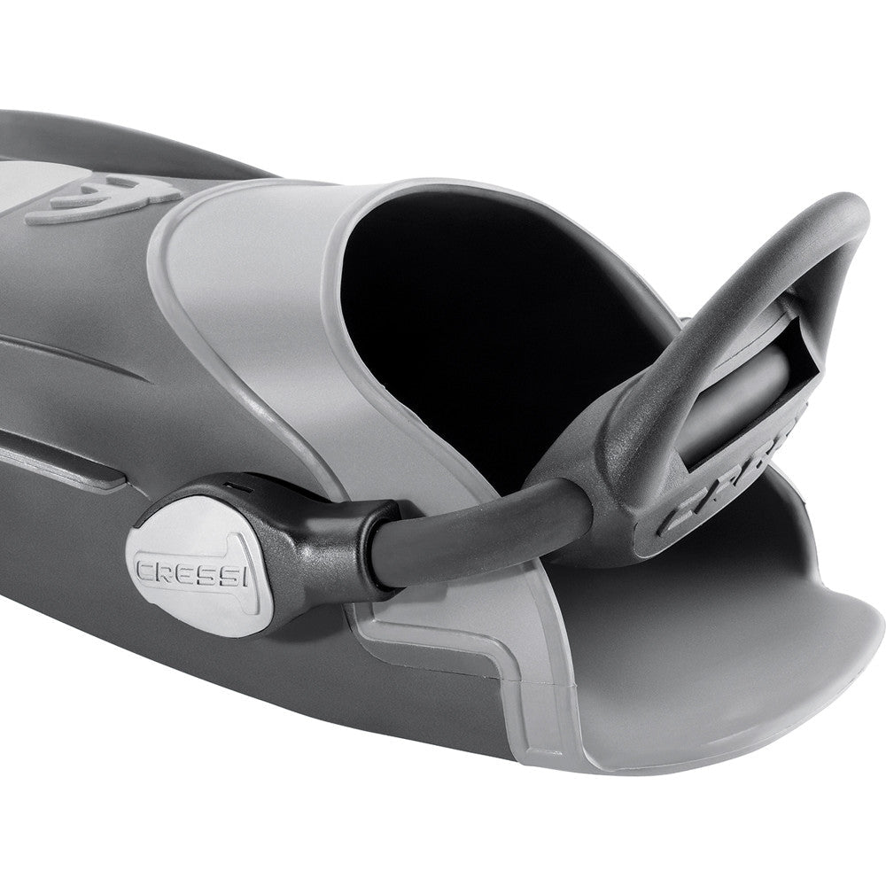 Bungee fin strap system for Cressi fins