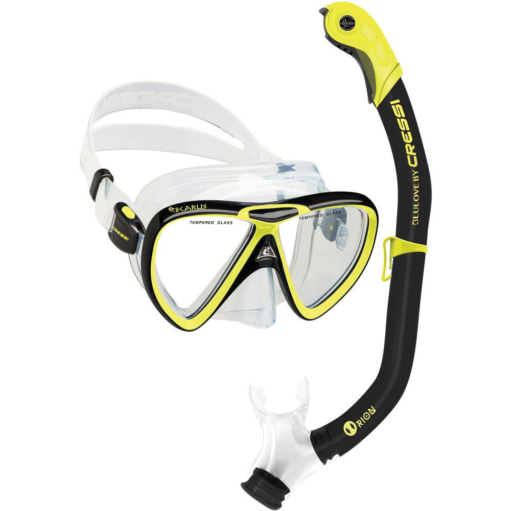 Cressi Ikarus Orion mask and snorkel combo