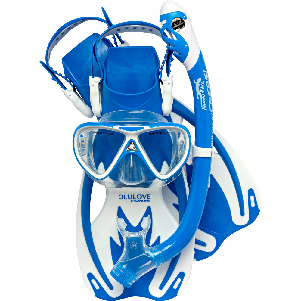 Cressi Rocks Pro Dry Set snorkeling gear