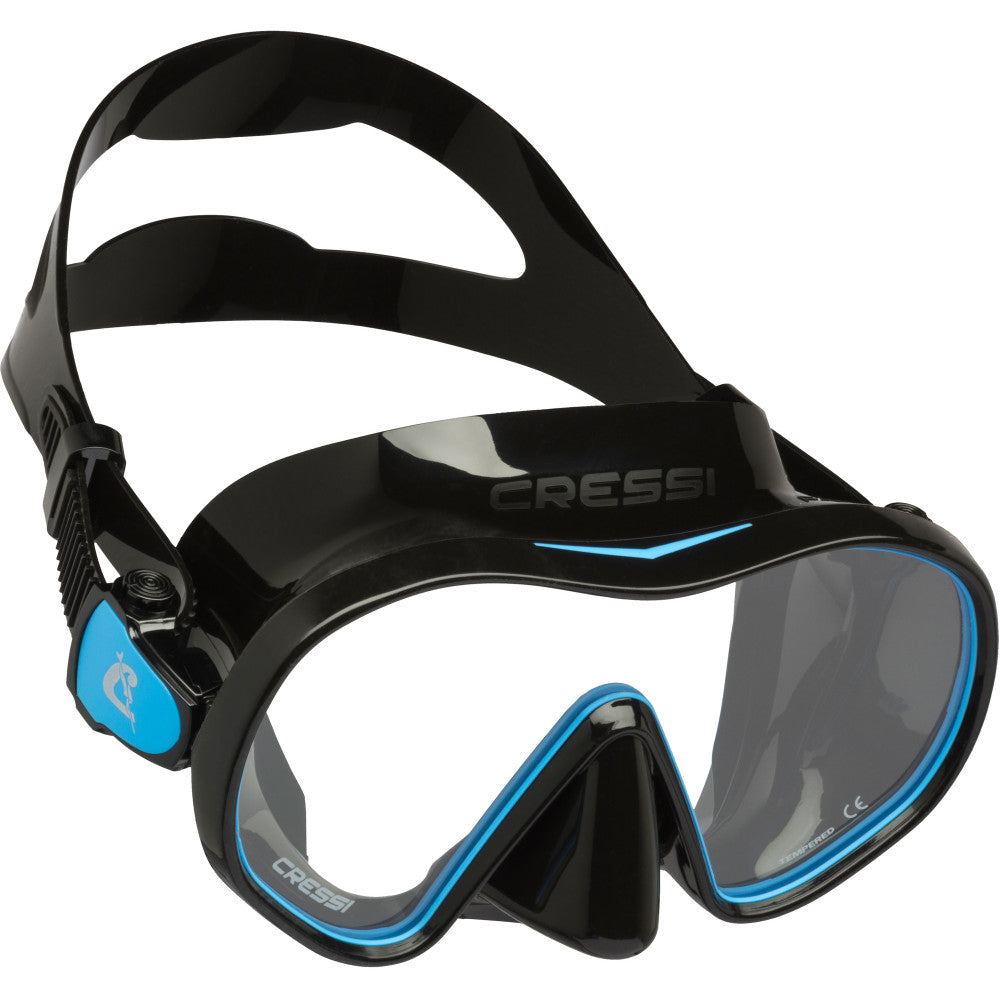 Cressi F-Dual single lens scuba mask