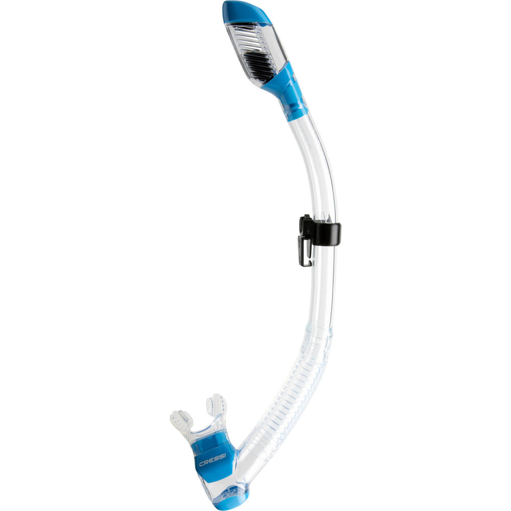 Comfortable ergonomic mouthpiece Cressi dry snorkel