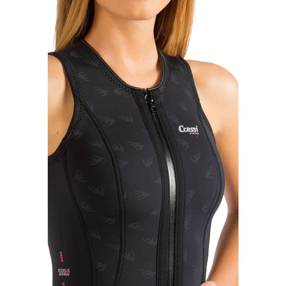 Women's thermal protection shorty wetsuit