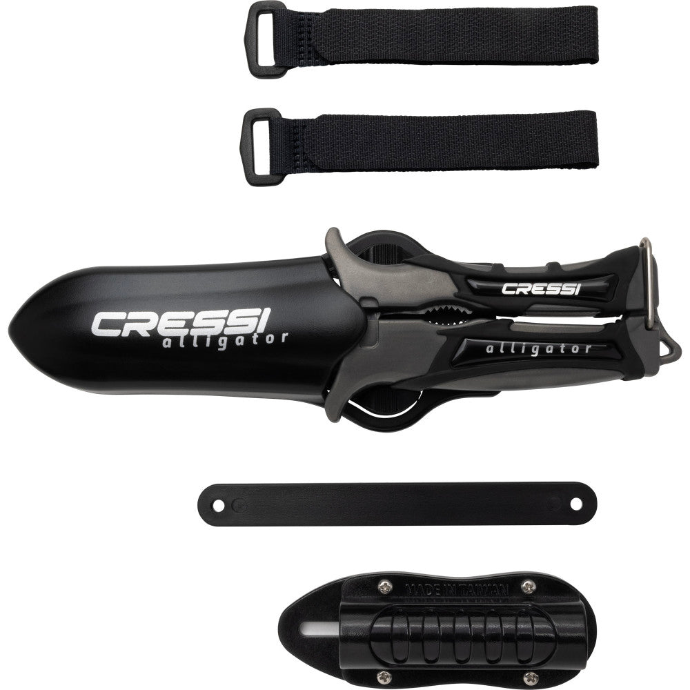 Shears and knife combination scuba