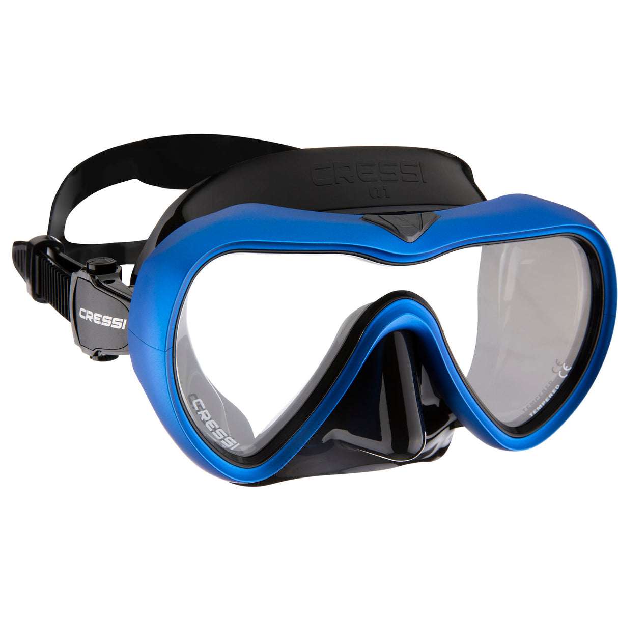 Cressi A1 scuba diving mask with anti-fog technology