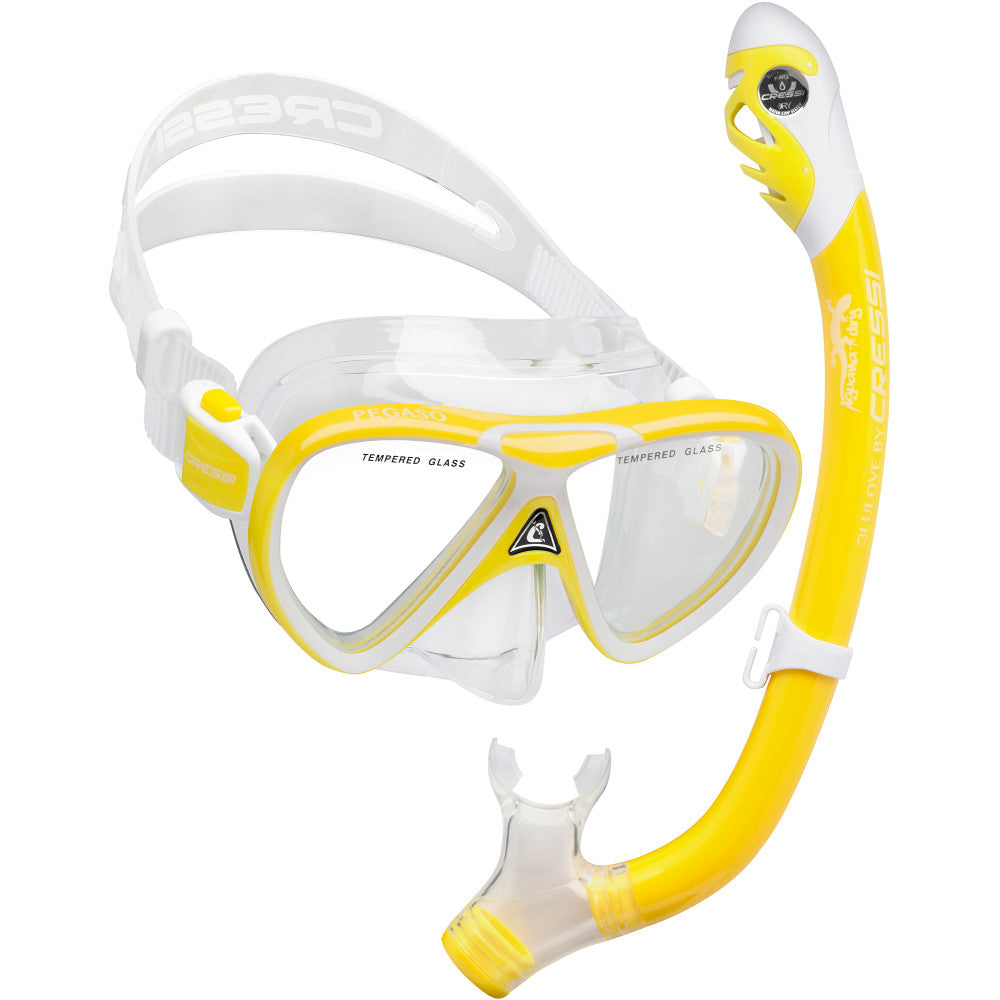Junior mask and snorkel combo by Cressi