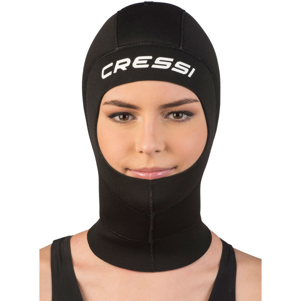 Cressi Solo 5mm neoprene hood, glued and stitched seams