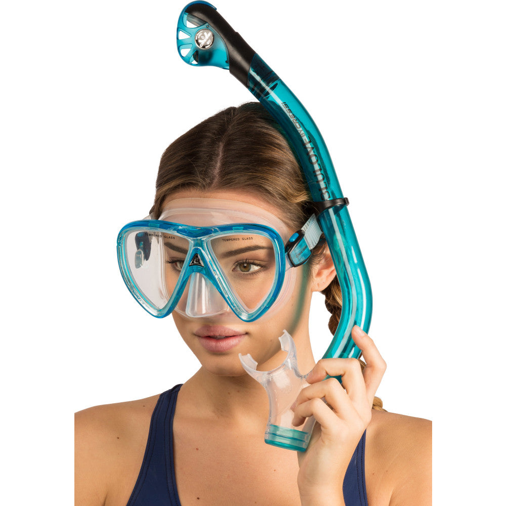 Cressi Ikarus mask with Orion snorkel