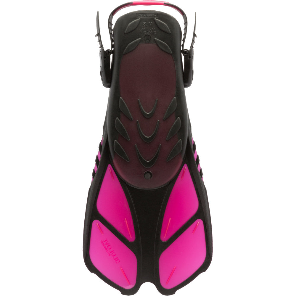 Cressi Bonete snorkel/dive fins, presented in a striking pink
