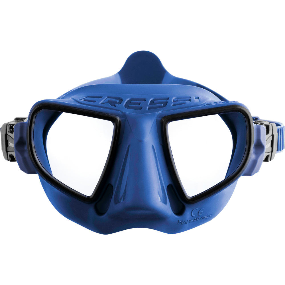 Lightweight silicone dive mask