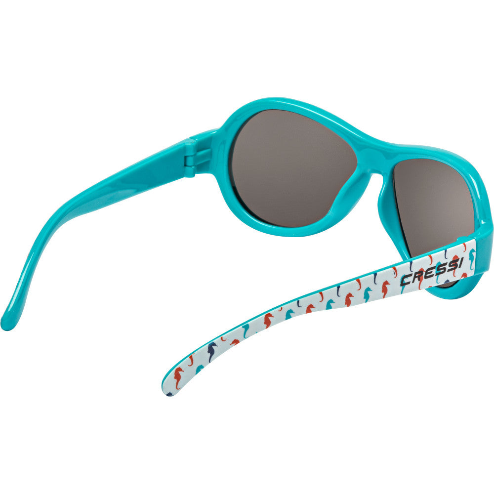 Swimming goggles with polarized lenses