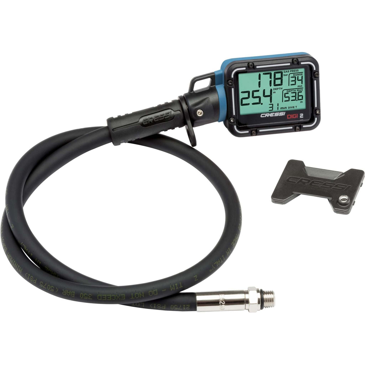 Cressi Digi 2 compact dive computer with pressure gauge