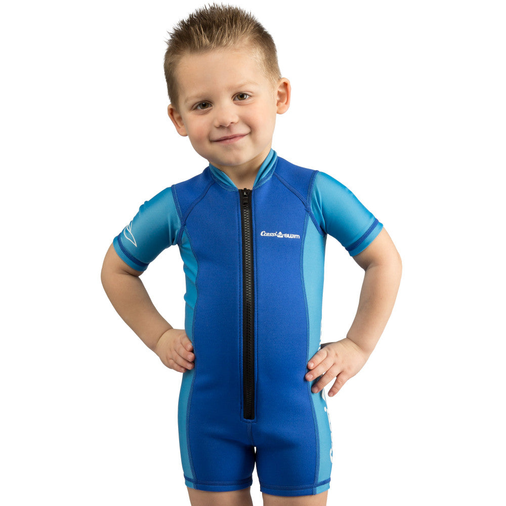 Cressi kids short sleeve swimsuit for boys