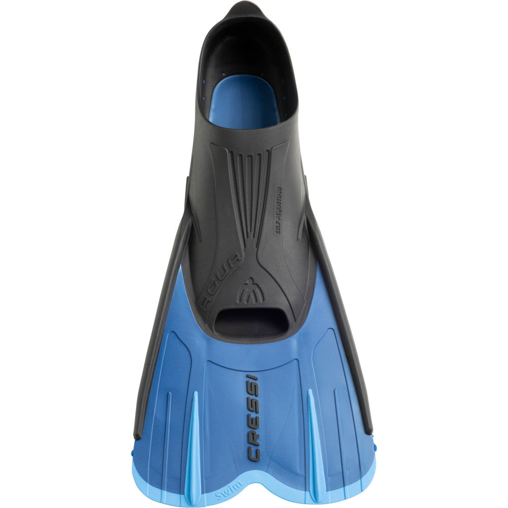 Comfortable Cressi fins with size chart for swimmers