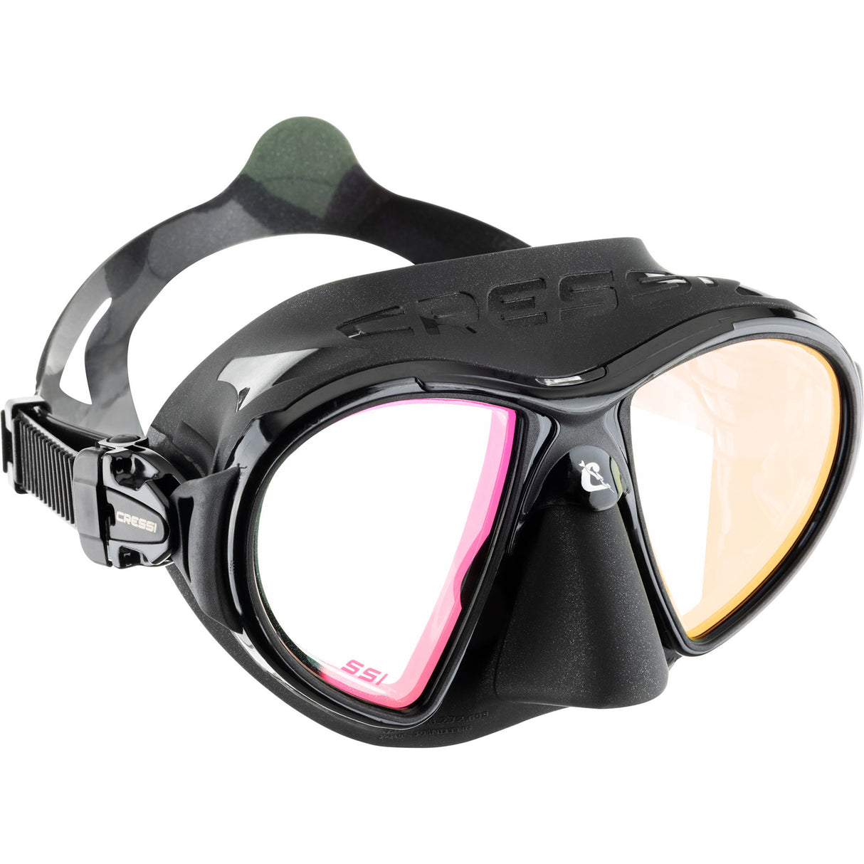 Cressi Zeus diving goggles black silicone