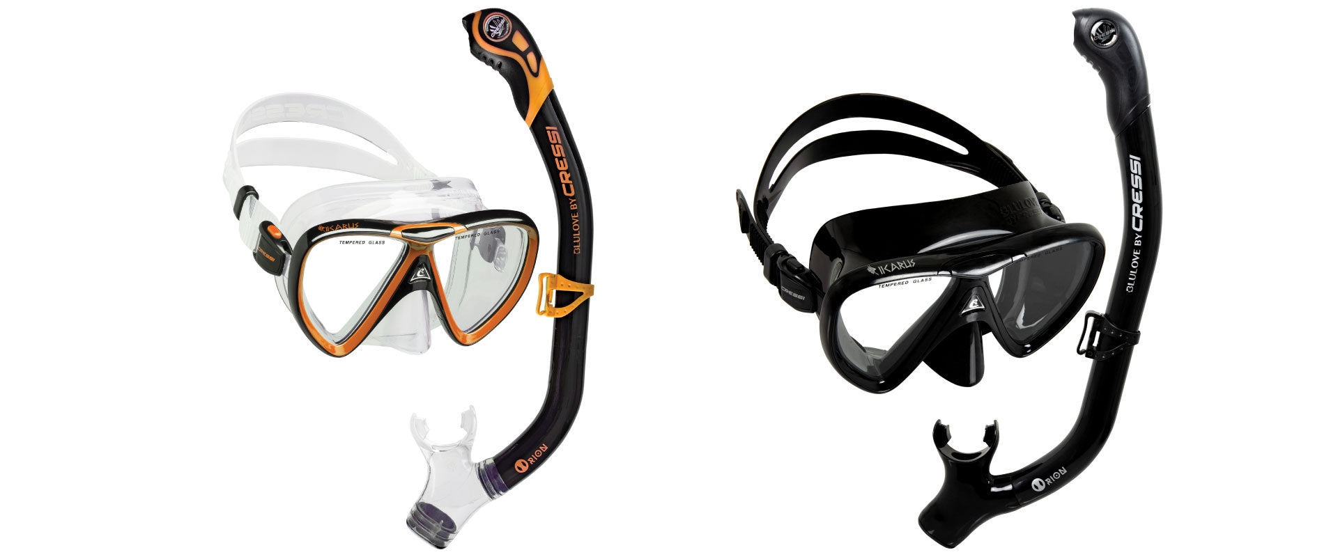 Cressi Ikarus Orion Combo | Mask & Snorkel Set – Cressi 1946