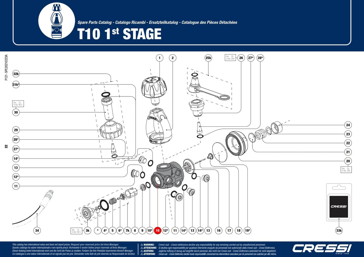 Body for T10 / T10-SC