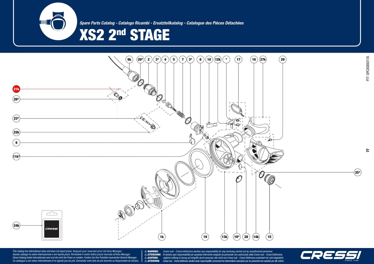 Adjustable LP Orifice for XS2