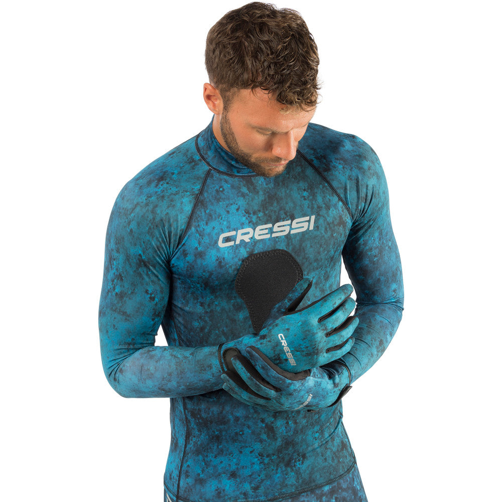 Cressi Hunter Rashguard Top | Camouflage Freediving Rash Guard