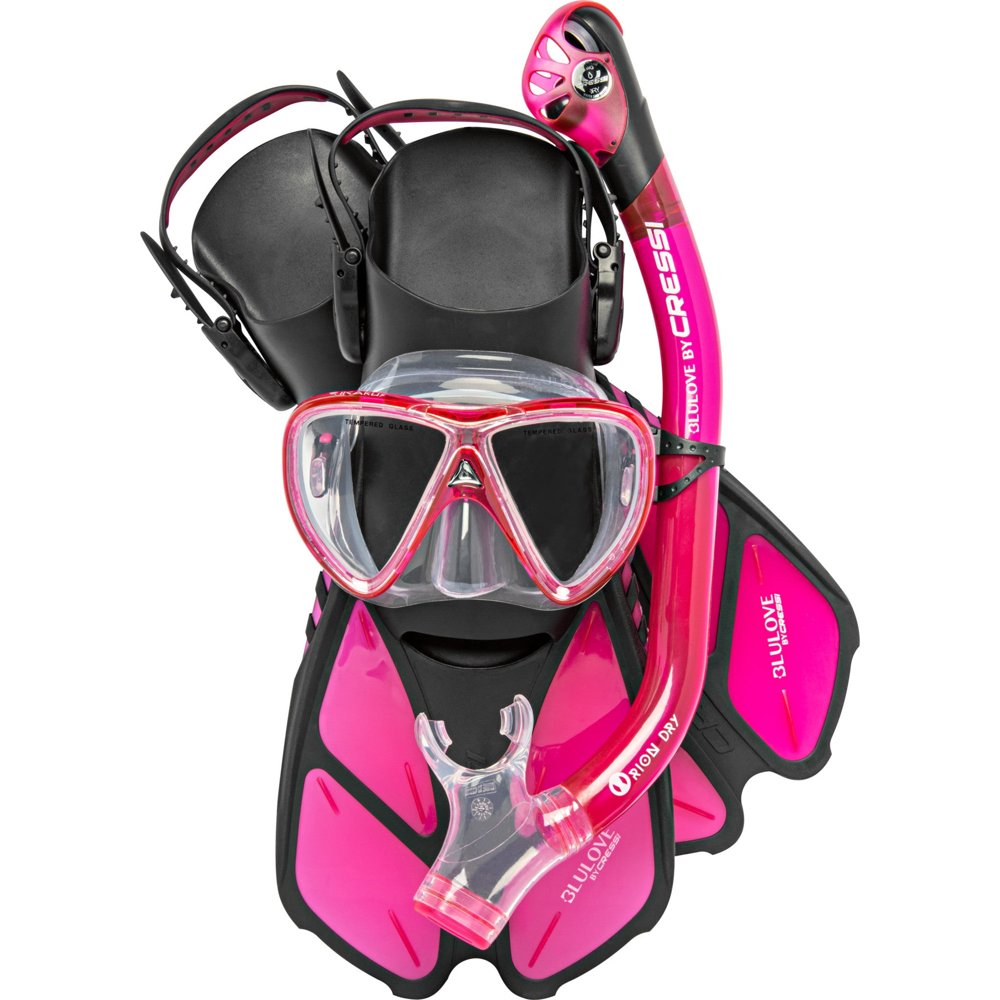 Cressi Bonete Pro Dry Snorkeling Set – Complete Snorkel Gear