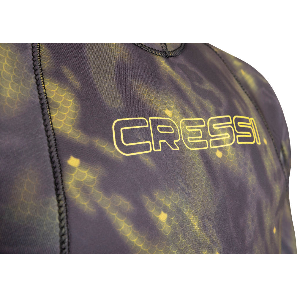 CRESSI フルスーツ 5mmグレー迷彩 Cressi 5mm Lampuga Unisex 2-Piece Wetsuit サーフィン・ボディボード