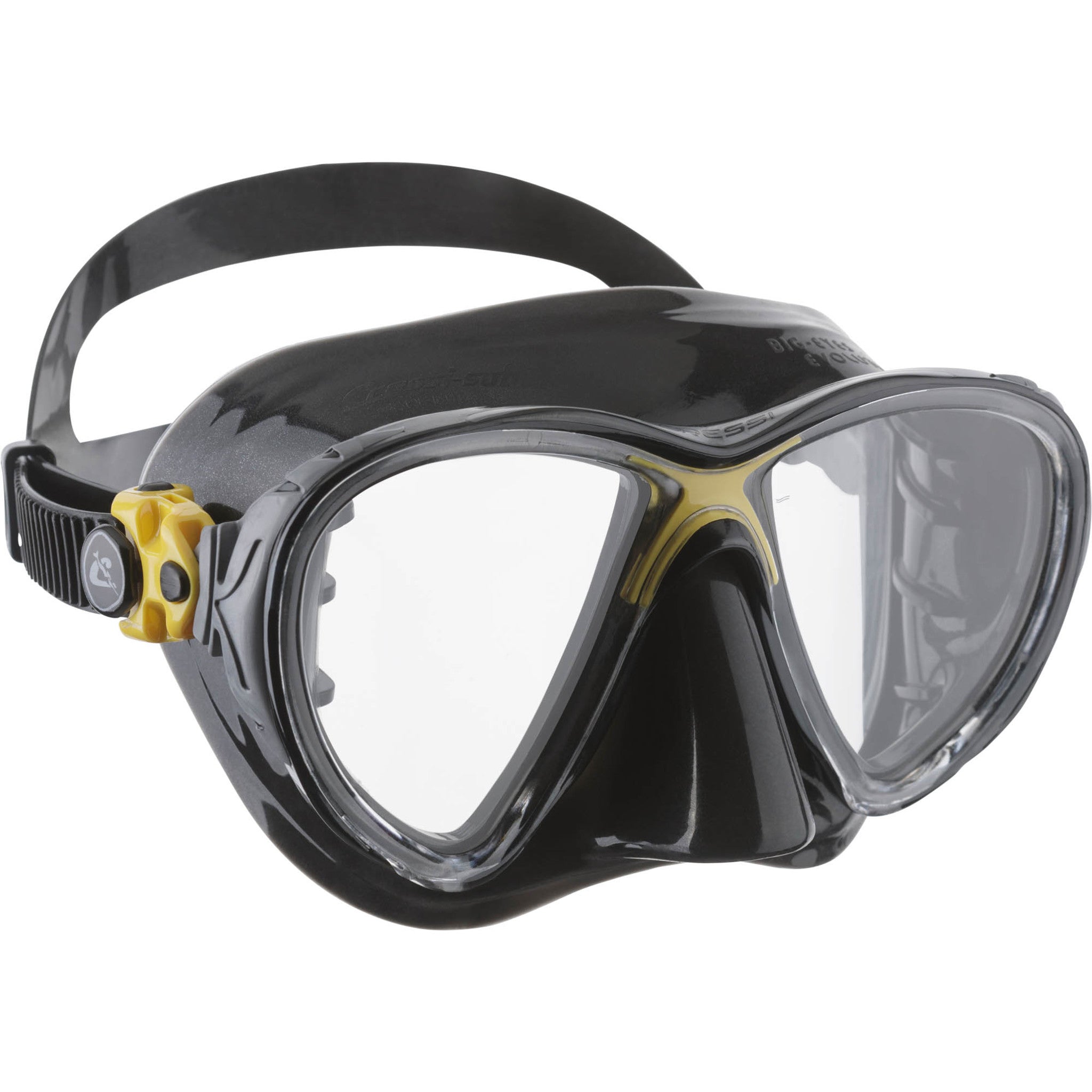 Cressi Big Eyes Evolution Mask | Crystal-Clear Scuba & Freediving