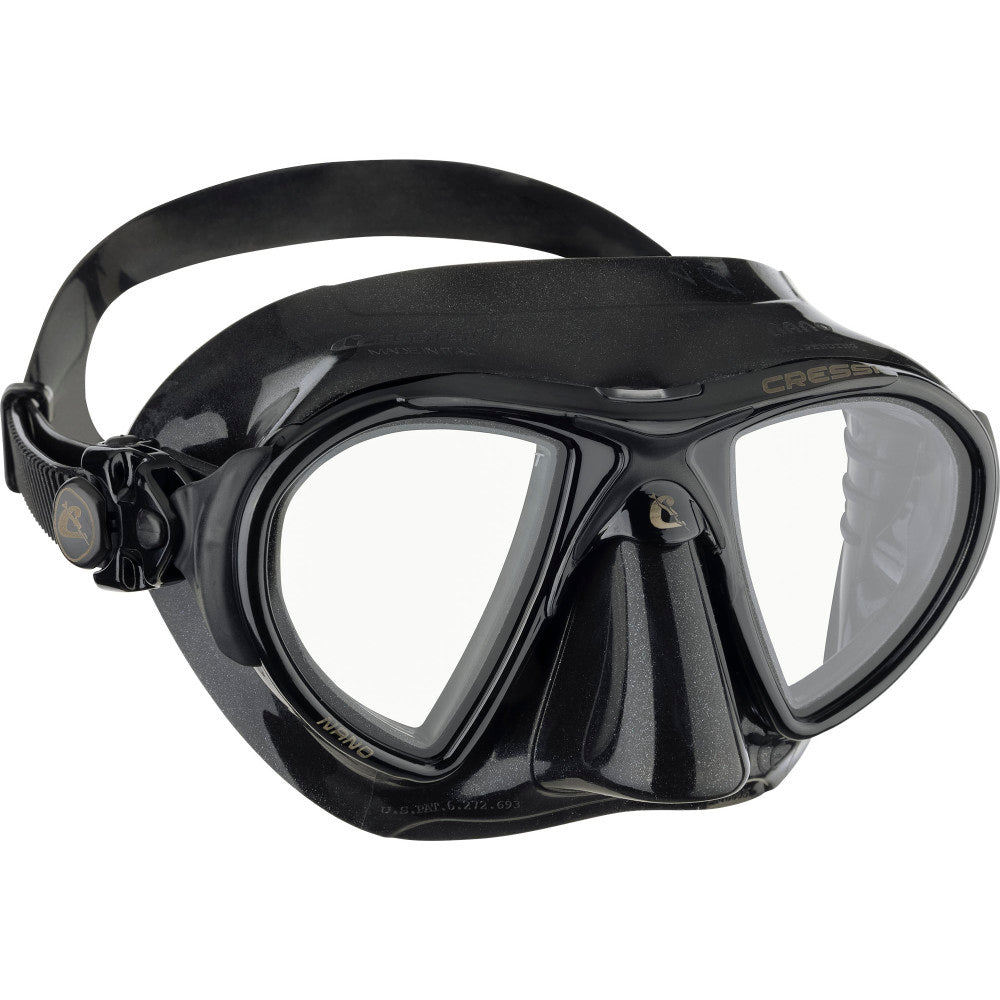 Hydrodynamic low-volume Nano Dark mask by Cressi