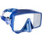 Silicone scuba mask low volume design