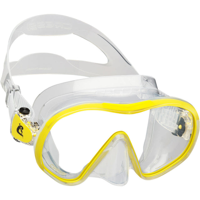 Cressi F-Dual mask clear silicone skirt