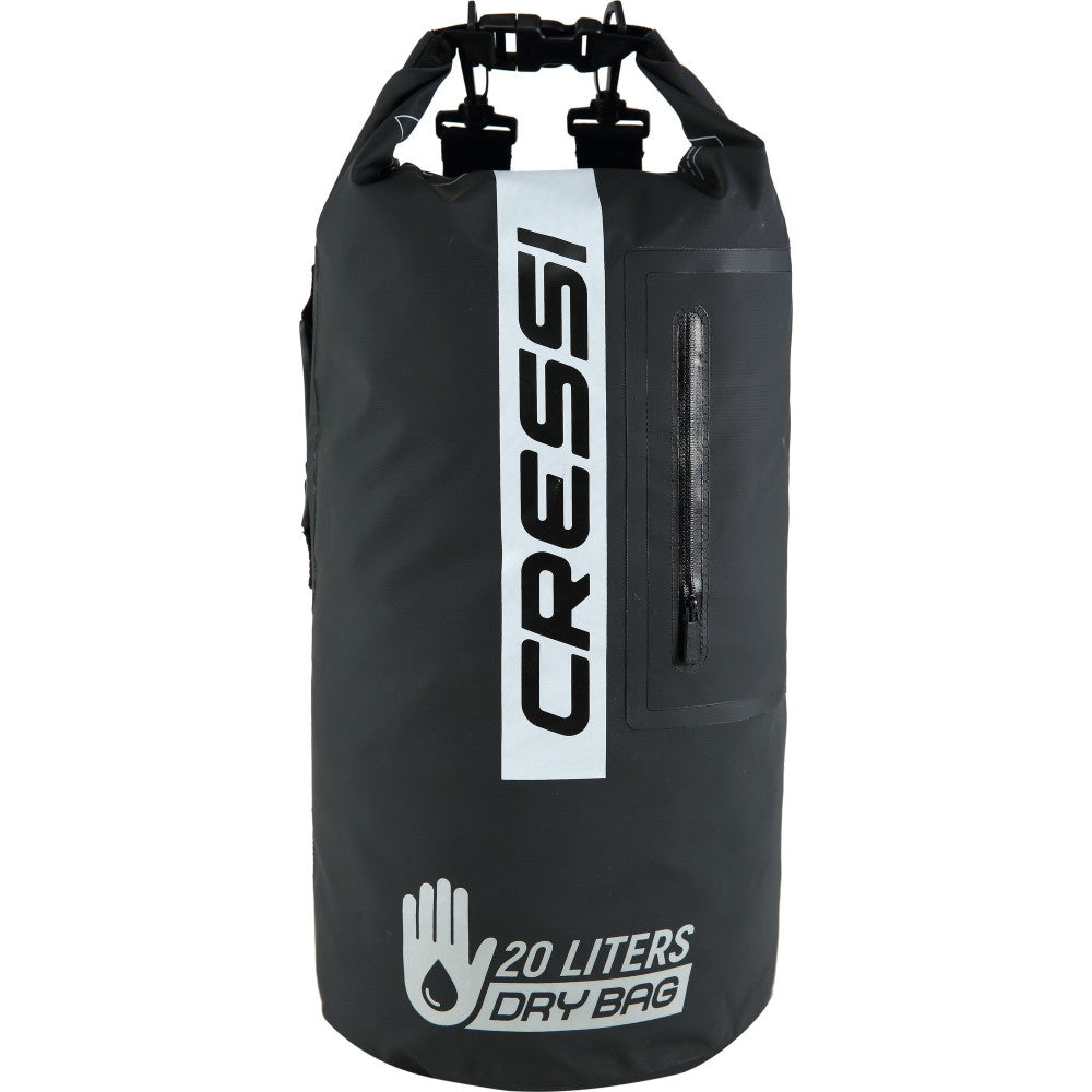 Roll-top waterproof bag for snorkeling and freediving